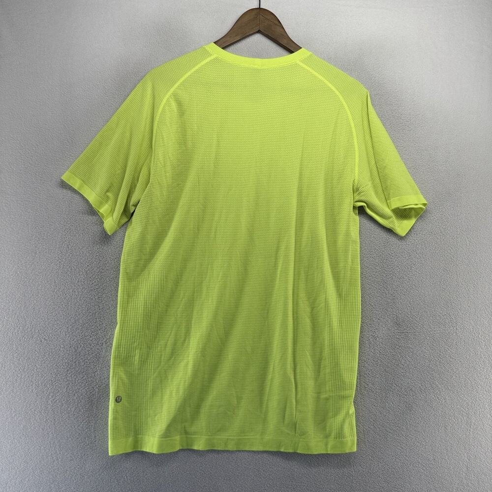Lululemon Metal Vent Tech Shirt Men's XL Yellow Neon Highlighter Workout 2.0 NEW - Picture 10 of 13